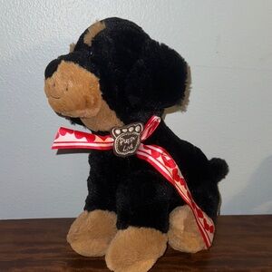 Hug Fun Plush Stuffed Rottweiler Dog 12”  Toy Valentine’s Day